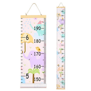 Wooden Children Height Ruler Wall Hanging Cartoon Pattern  Height Measure Ruler For Kids Growth Chart Table Home Wall Sticker