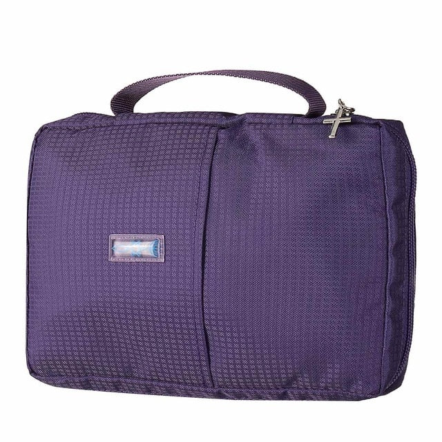 Large Bible Study Book Holy Cover Case Carry Bag Bible Study Book Holy Cover Case Protective Canvas Handbag Judaism