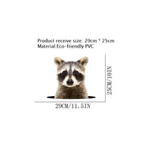 Load image into Gallery viewer, 3D cute little animals wall sticker toilet cupboard fridge decorations wallpaper home decor little mouse giraffe animal stickers
