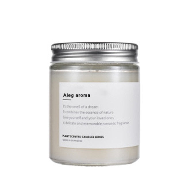 Diy Aromatherapy Candle Making Container Homemade Aromatherapy Candle White Candle Jar Niche Candle Cup Jar Glass Bottle