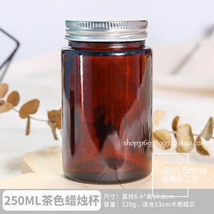 Diy Aromatherapy Candle Making Container Homemade Aromatherapy Candle White Candle Jar Niche Candle Cup Jar Glass Bottle